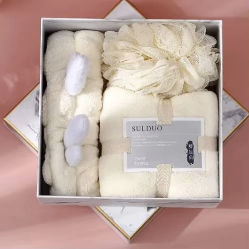 Bath Towel Set Gift Boxes - Ideal for Corporate Gifting and Promotions