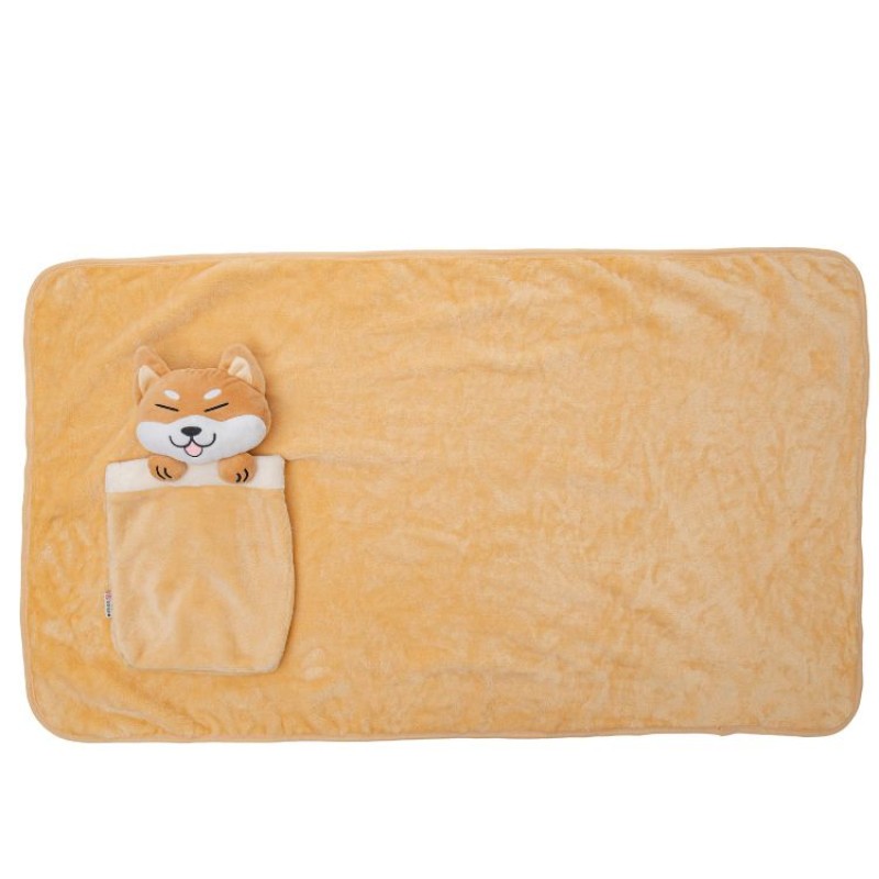 Cute animal blanket dog design polyester 100% very soft flannel