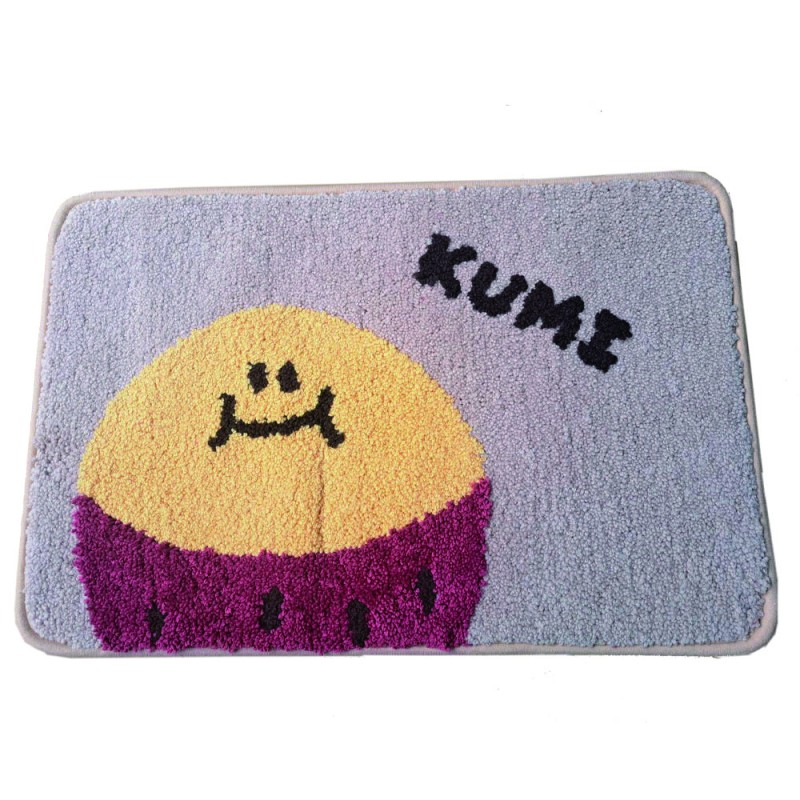 Customized long pile flocking floor mat