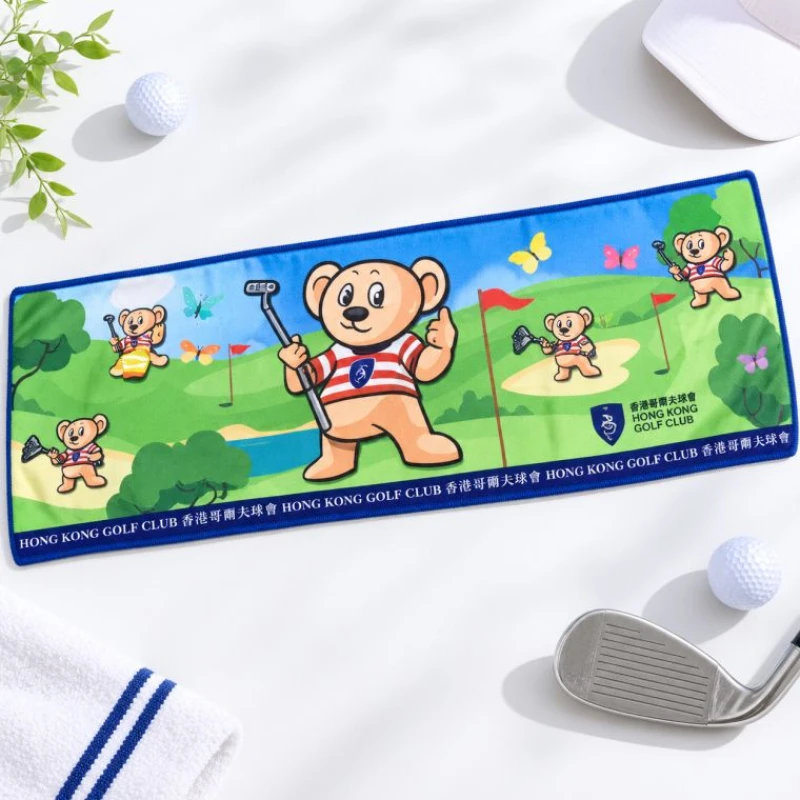 Golf sublimation print microfiber sport gym towel