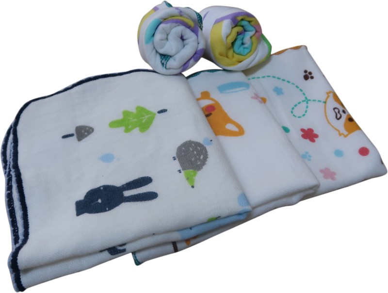 Pigment gauze terry cotton face towel