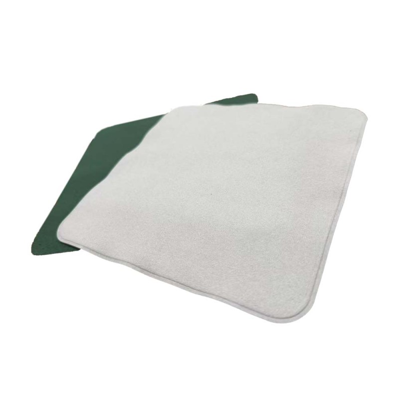Polishing microfiber cleaning cloth double layer soft lens cloth