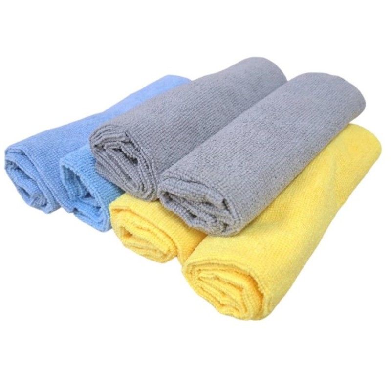 Microfiber warp clean cloth for glass, kitchen rag