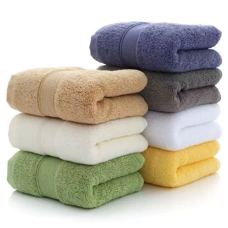 Cotton colorful bath terry towel
