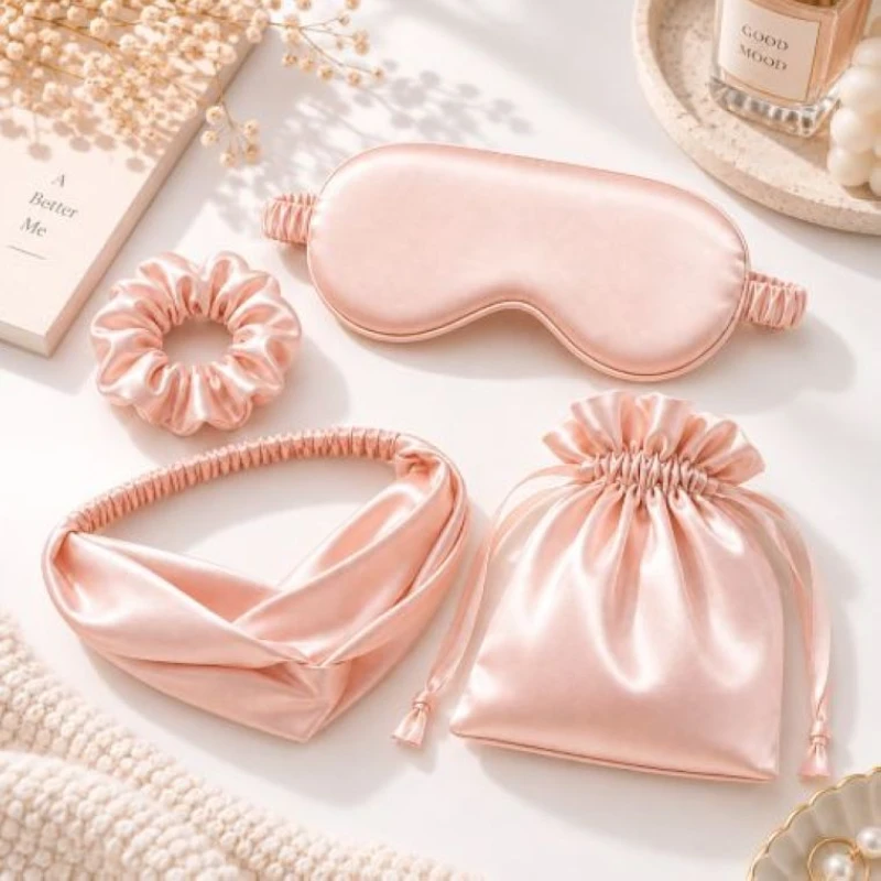 Sleep Mask Set for Women – Soft & Comfortable Sleeping Eye Mask