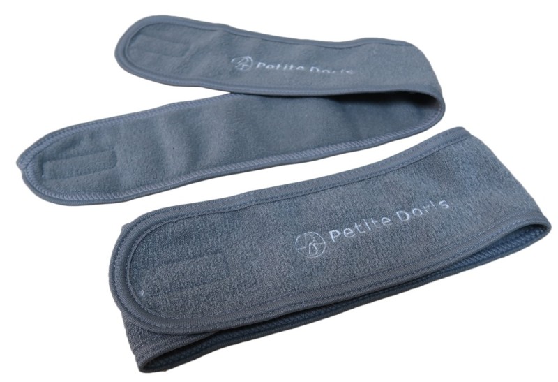 Diadema gris SPA con logo personalizado