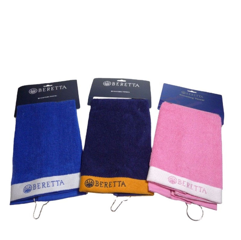 Golf terry towel with hook and logo by woven cotton 100%