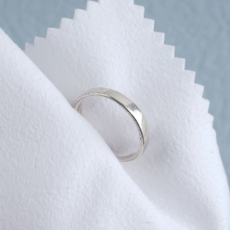 Custom logo print silver jewelry cloth polishing cloth
