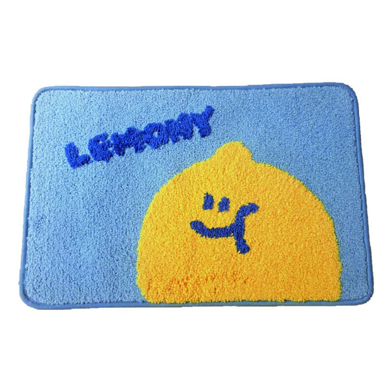 Cute flock and soft floor mat