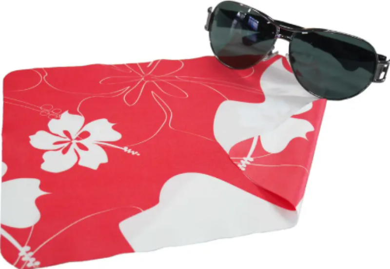 Sublimation print glasses clean cloth